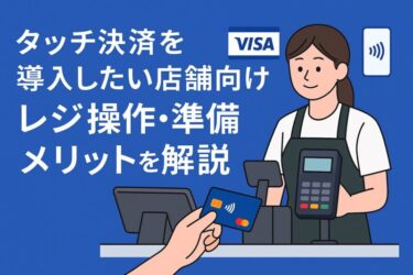 タッチ 決済 レジ 操作