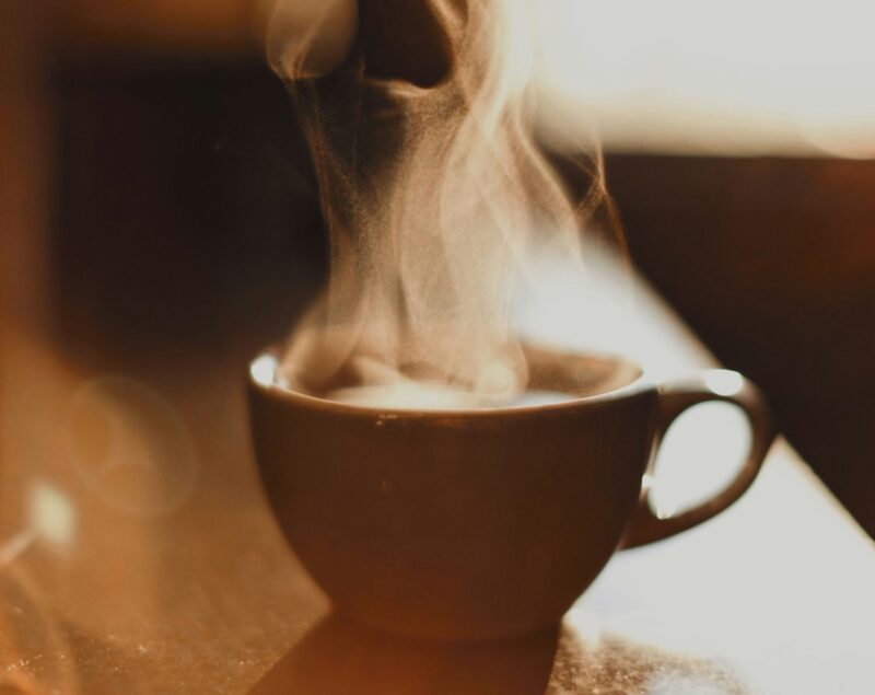 淹れたてのコーヒー